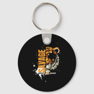 Savage Tiger,brooklyn Made, Graphic Tees Tiger, Mo Key Ring