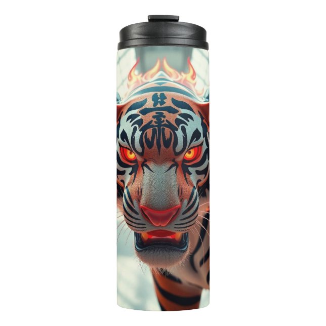 Savage Tiger Thermal Tumbler (Front)