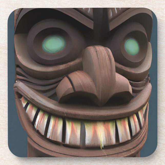 Savagely Sophisticated Tiki Coaster (Front)
