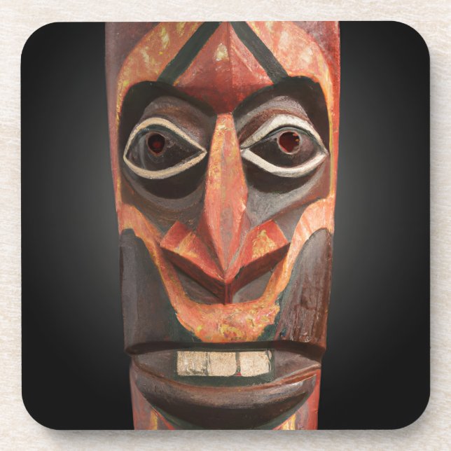 Savagely Sophisticated Tiki Coaster (Front)