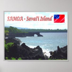 Savai'i Island - Coastline - Samoa - Poster