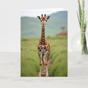 Savanna Animal Birthday Card