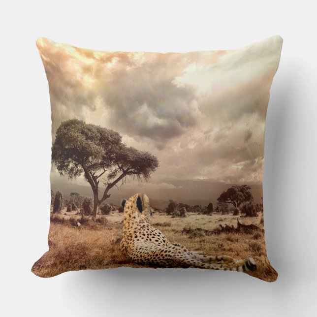 Savanna Cheetah Cushion (Front)