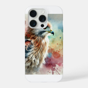 Savanna Hawk 010824AREF139 - Watercolor iPhone 15 Pro Case