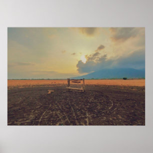 Savanna - Landscape Cityscape Nature Scenery Poster