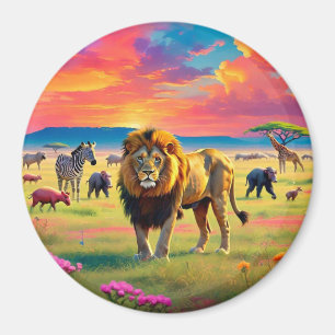 "Savanna Majesty" Magnet