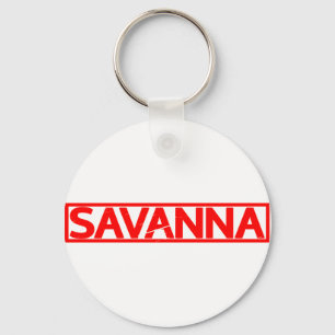 Savanna Stamp Key Ring