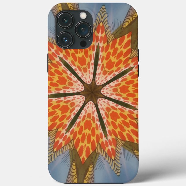 Savanna Star Bloom – A Bold African Animal Print Case-Mate iPhone Case (Back)