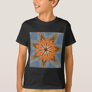 Savanna Star Bloom – A Bold African Animal Print T-Shirt