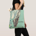 Savannah Beach - Tybee Island Shoulder Tote Bag<br><div class="desc">Wonderful map of Savannah Beach - Tybee Island,  Georgia repurposed on a shoulder tote.  The map can be re-positioned and also added to the back... and the bag can be personalised!</div>