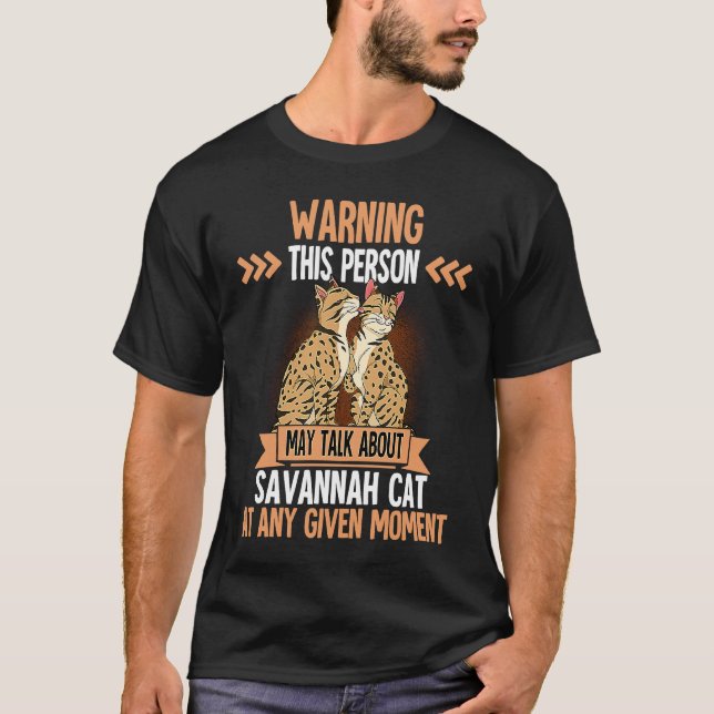 Savannah Cat  7 T-Shirt (Front)