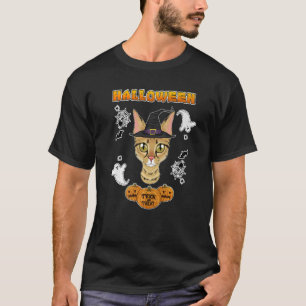Savannah Cat I Happy Halloween T-Shirt