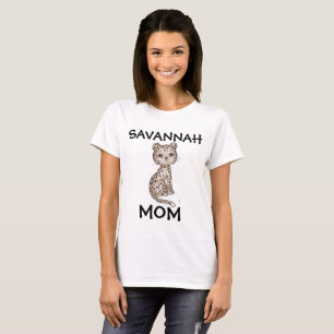 SAVANNAH CAT MOM T-SHIRTS SWEATSHIRTS