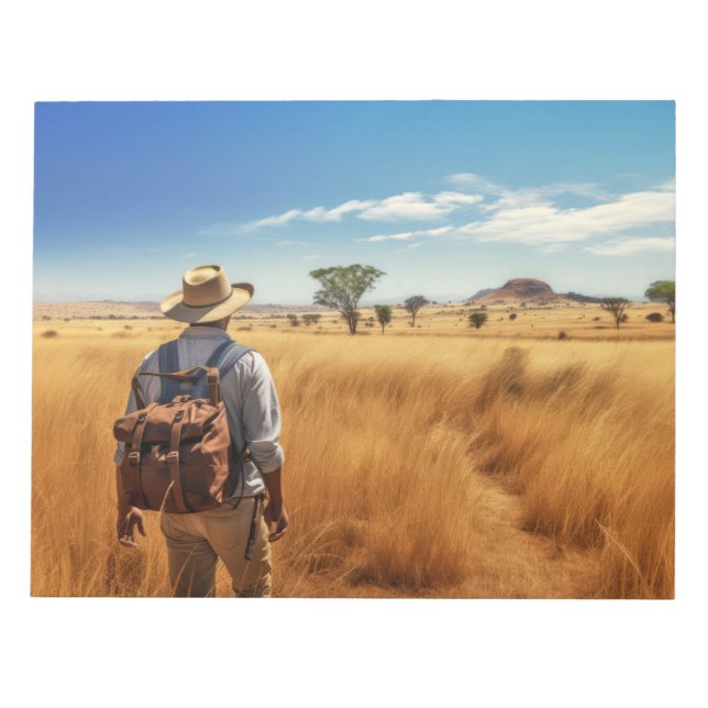 Savannah Challenge Outdoors Adventure Explore Far Notepad (Front)
