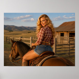 Savannah Cole - Out Riding Poster
