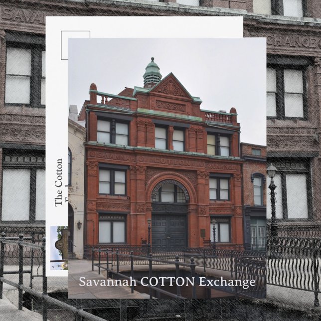 Savannah Cotton Exchange Georgia Photographic Postcard (Creator Uploaded)