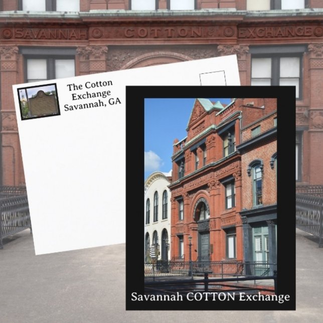 Savannah Cotton Exchange Photographic Postcard (Creator Uploaded)