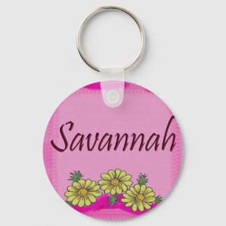Savannah Daisy Keychain