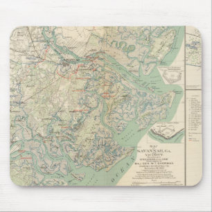 Savannah, Ga and vicinity Mouse Pad