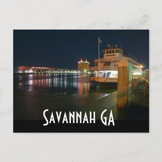 Savannah GA Postcard (Front)