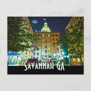 Savannah GA Postcard