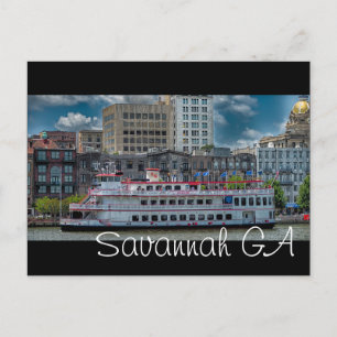 Savannah GA Postcard