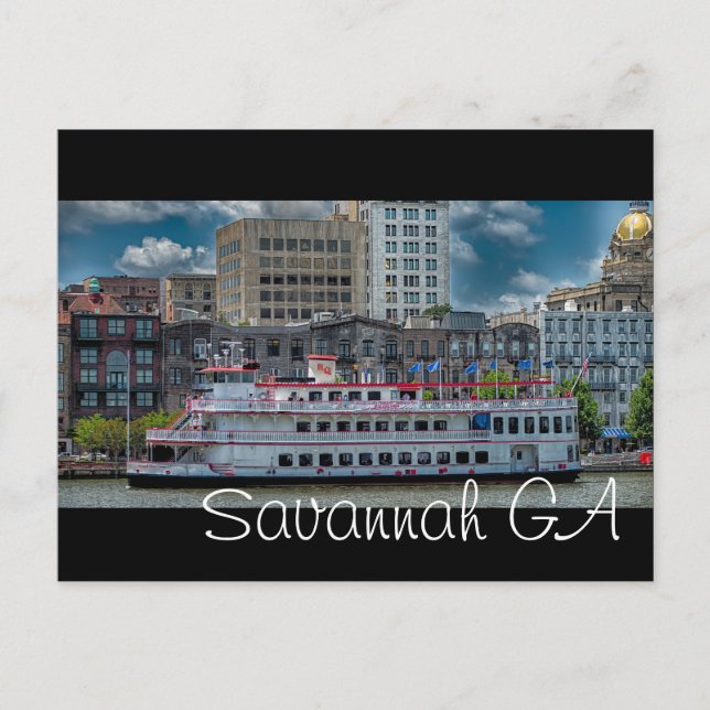 Savannah GA Postcard (Front)
