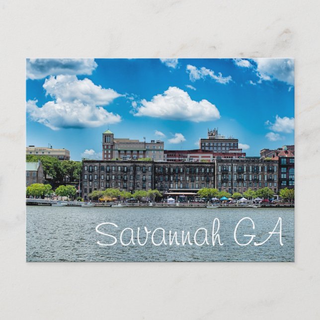 Savannah GA Postcard (Front)
