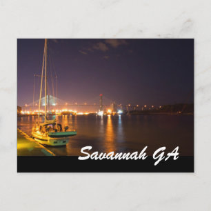 Savannah GA Postcard