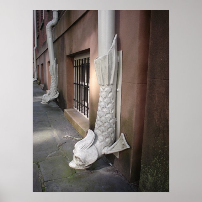 Savannah Gargoyle Framed Print (Front)