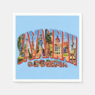 Savannah Georgia Cocktail Napkins
