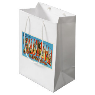 Savannah Georgia GA Old Vintage Travel Souvenir Medium Gift Bag