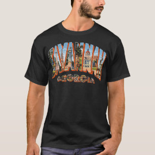 Savannah Georgia GA Vintage Retro Souvenir  T-Shirt