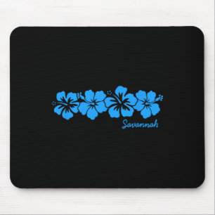 Savannah Georgia Hibiscus Flower Womens Souvenir V Mouse Pad