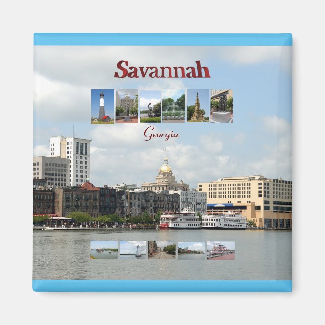 Savannah, Georgia  Magnet (Front)