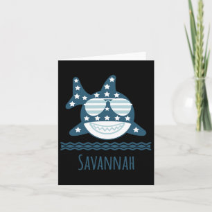 Savannah Georgia Nautical Coastal Fishing Boating Card