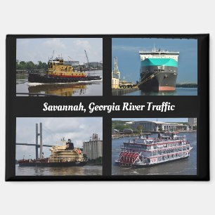 Savannah, Georgia shipping lane magnet