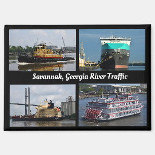 Savannah, Georgia shipping lane Magnet