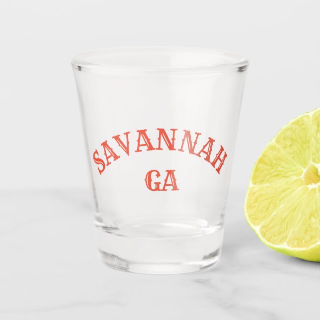 Savannah, Georgia Shot Glass (Front)