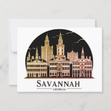 Savannah Georgia Skyline  
