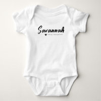Savannah Name Reveal Meaning Minimal Modern Black