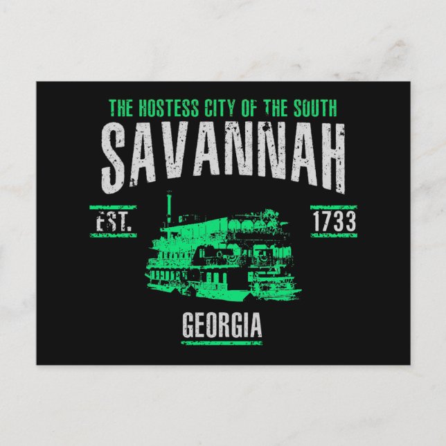 Savannah Postcard (Front)