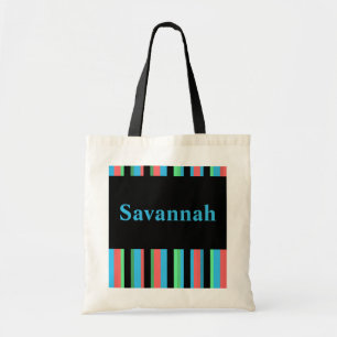 Savannah Pretty Striped Tote Bag