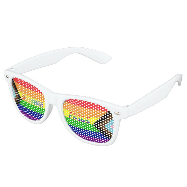 Savannah Pride LGBTQIA+ Celebration Sunglasses (Angled)