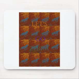 Savannah  Safari  Lets Go Zebra  Hakuna Matata mot Mouse Pad