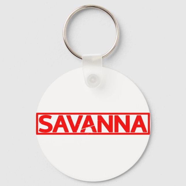 Savannah Stamp Key Ring (Front)