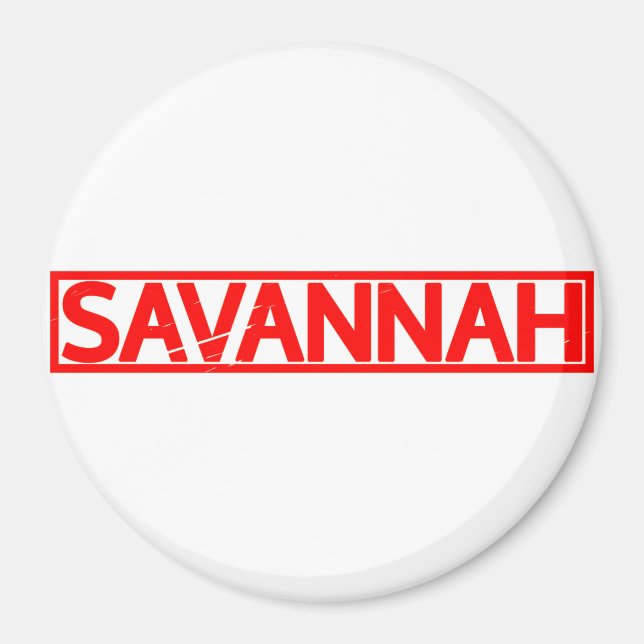 Savannah Stamp Magnet (Front)
