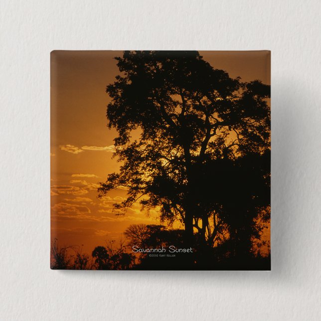 Savannah Sunset Button (Front)