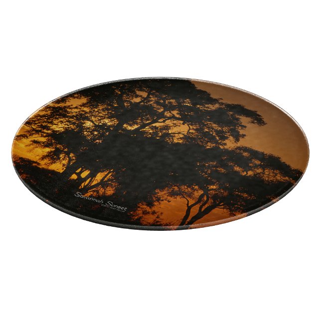Savannah Sunset Cutting Board (Corner)