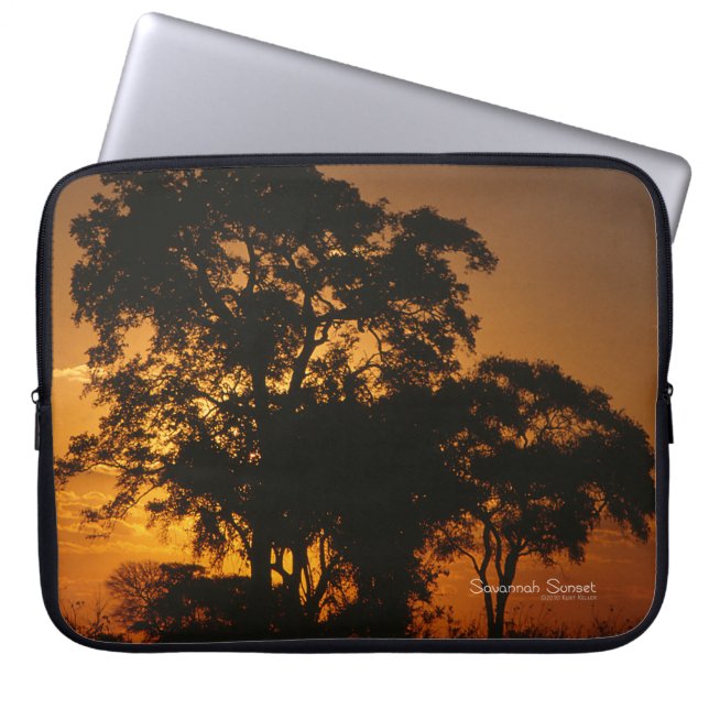 Savannah Sunset Laptop Sleeve (Front)